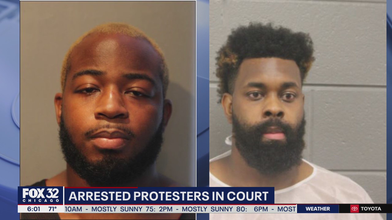 Arrested protestors due in bond court today