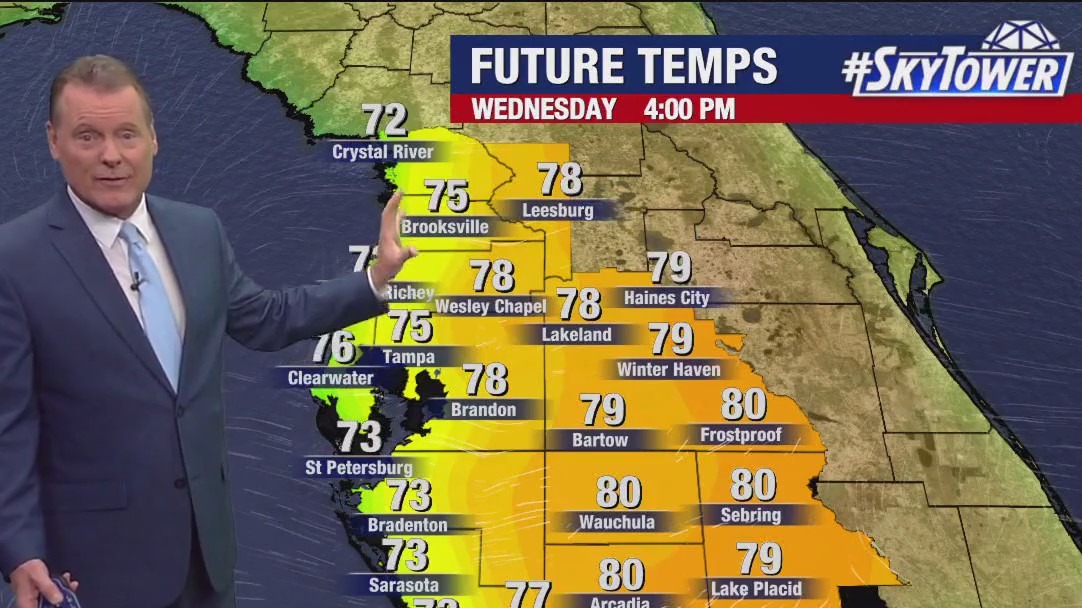 Tampa weather | Wednesday forecast