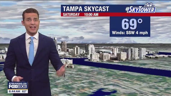 Tampa weather | Mostly sunny with comfy temps