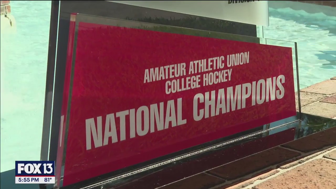 UTampa club hockey team wins first national title | FOX 13 Tampa Bay