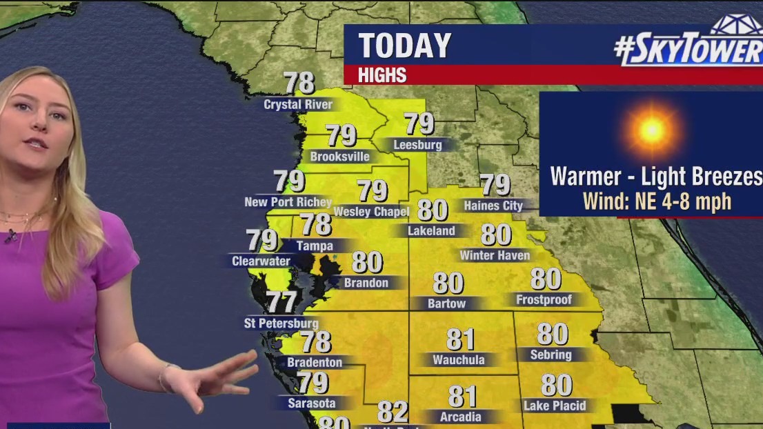 Tampa weather | Tuesday forecast