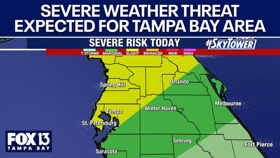Tampa weather | Severe weather threat on Sunday
