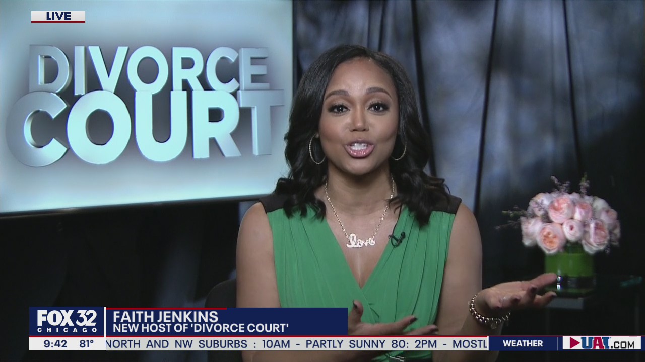Faith Jenkins talks about being the new host of 'Divorce Court'