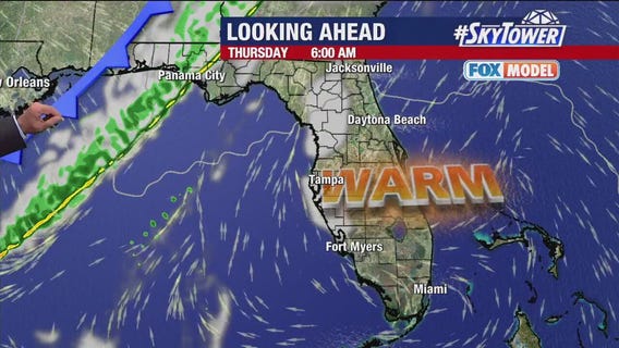 Tampa weather | Warm temps and sunny on Wednesday