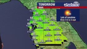Tampa Bay weather | Low humidity Friday