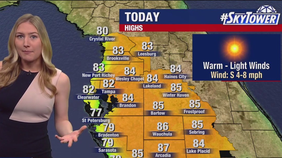 Tampa weather | Wednesday forecast