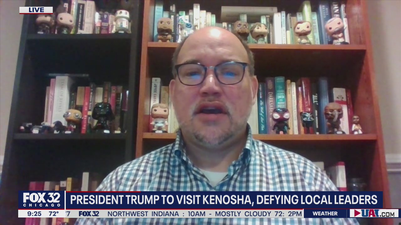 NIU professor discusses impact of Trump's visit to Kenosha