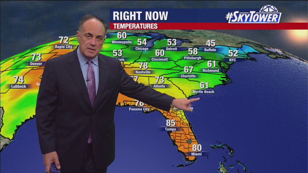 Tampa weather | Clear skies and warm temperatures