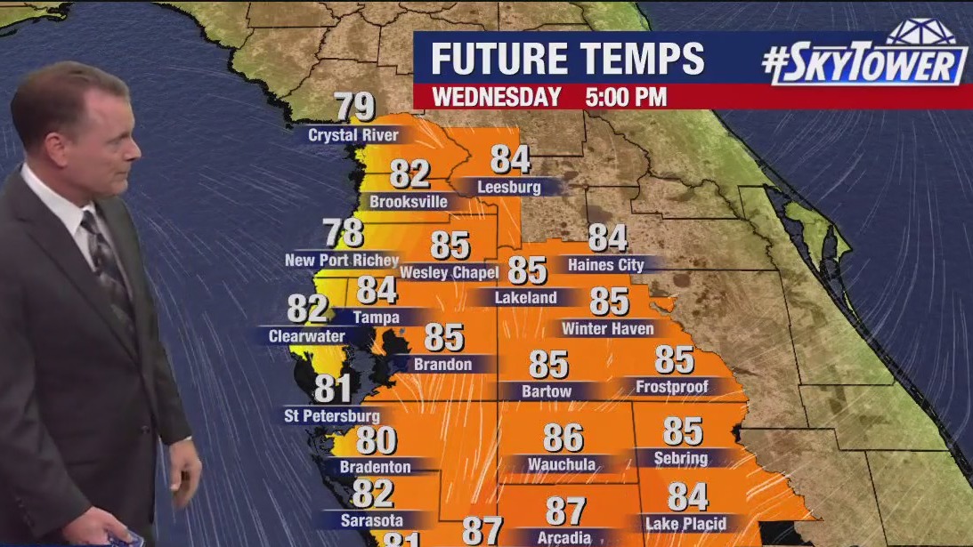 Tampa weather | Wednesday forecast