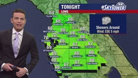 Tampa weather | Rain possible Sunday morning