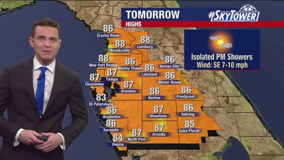 Tampa Bay weather | Above normal temperatures