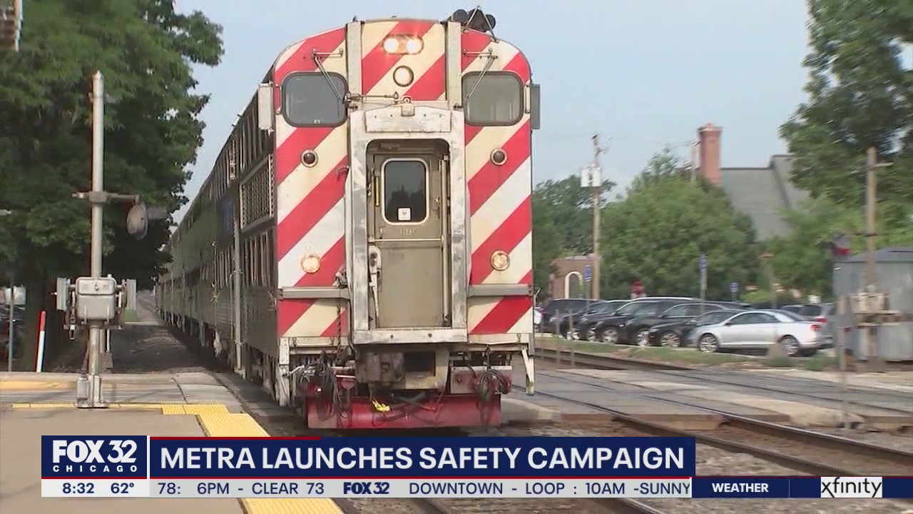 Metra launches safety campaign to encourage commuter ridership | FOX 32 ...