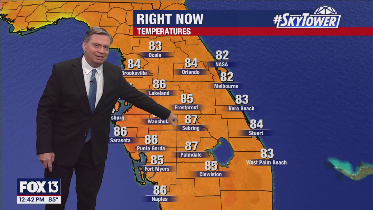 Tampa Weather | Heat & humidity continue