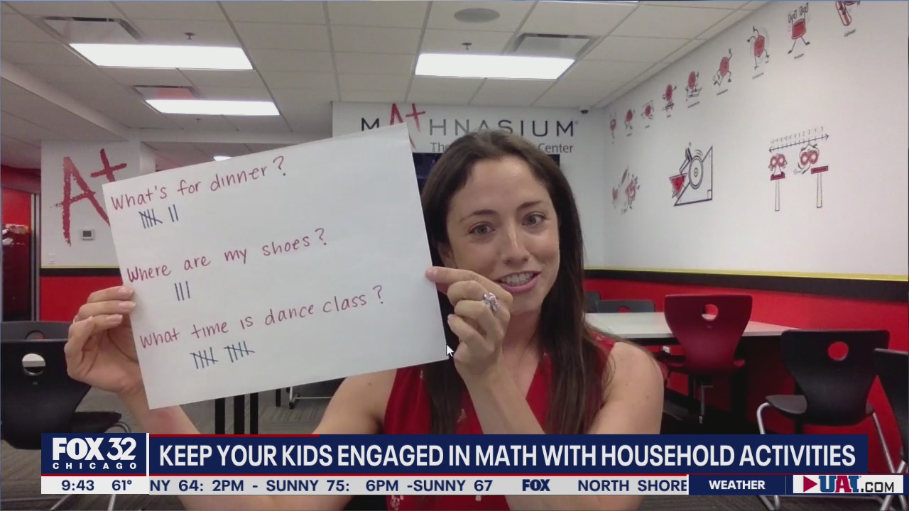 Household activities to keep kids engaged in math