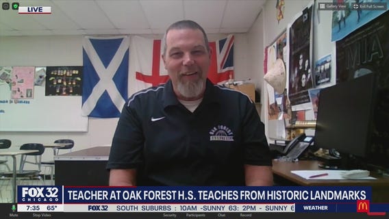 Oak Forest high school teacher takes remote learning to the next level