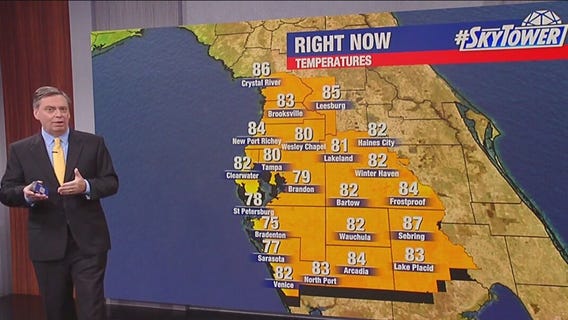 Tampa weather | Monday afternoon forecast