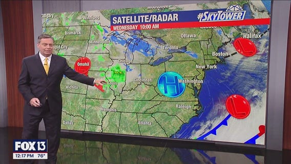 Tampa Weather | Low humidity, seasonable temps