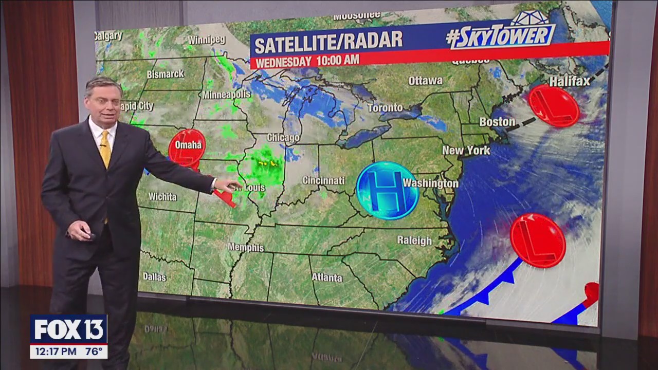 Tampa Weather | Low humidity, seasonable temps