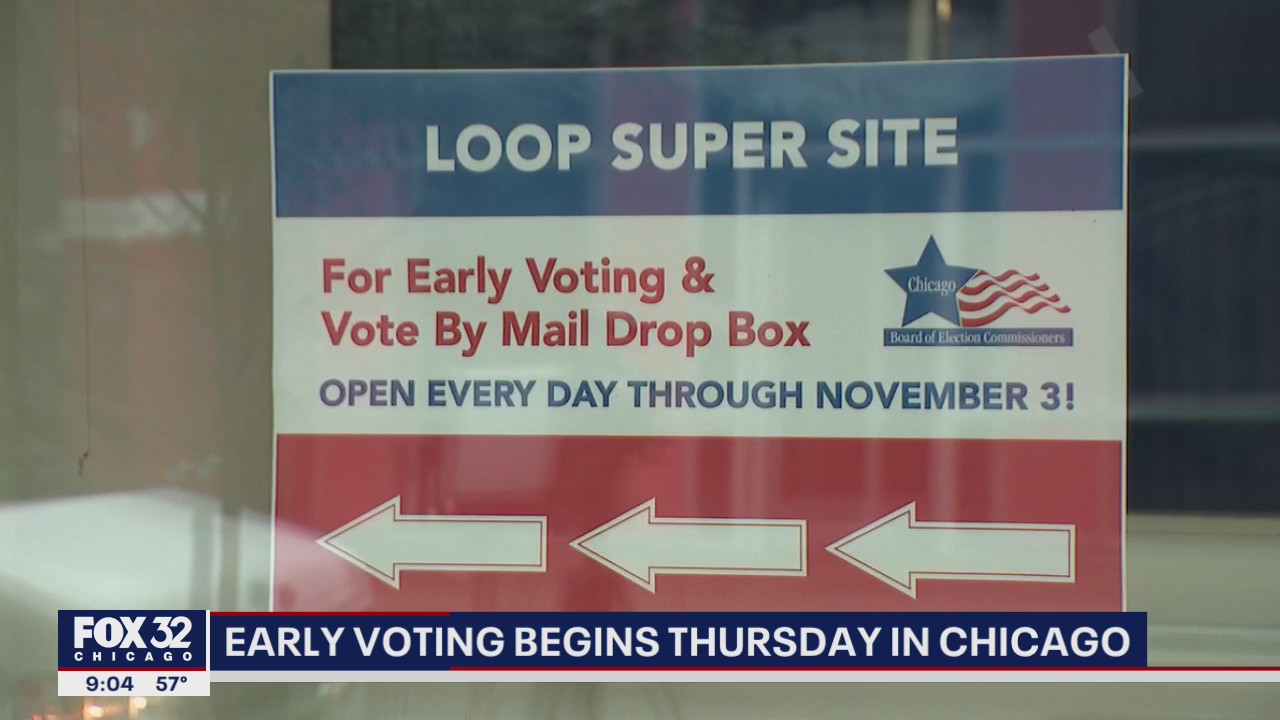 Early voting in Chicago begins Thursday | FOX 32 Chicago