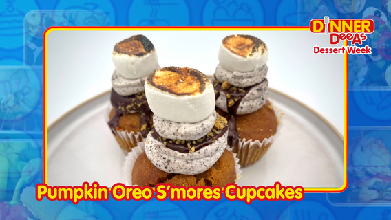 Dinner DeeAs: Pumpkin Oreo S?mores Cupcakes