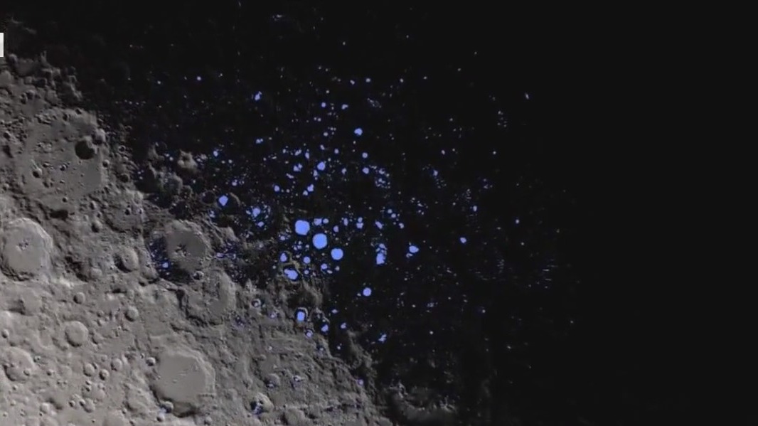 Is the sun generating water on the moon?