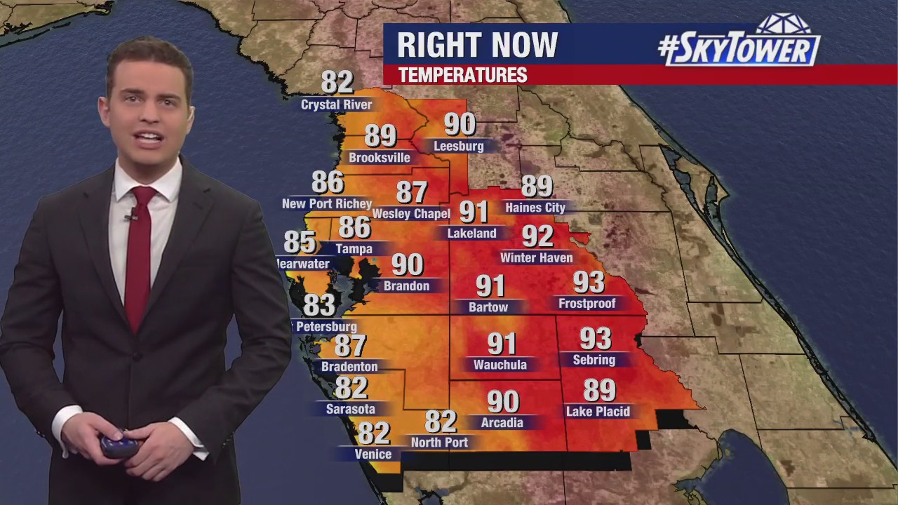 Tampa weather | Dry and hot conditions continue