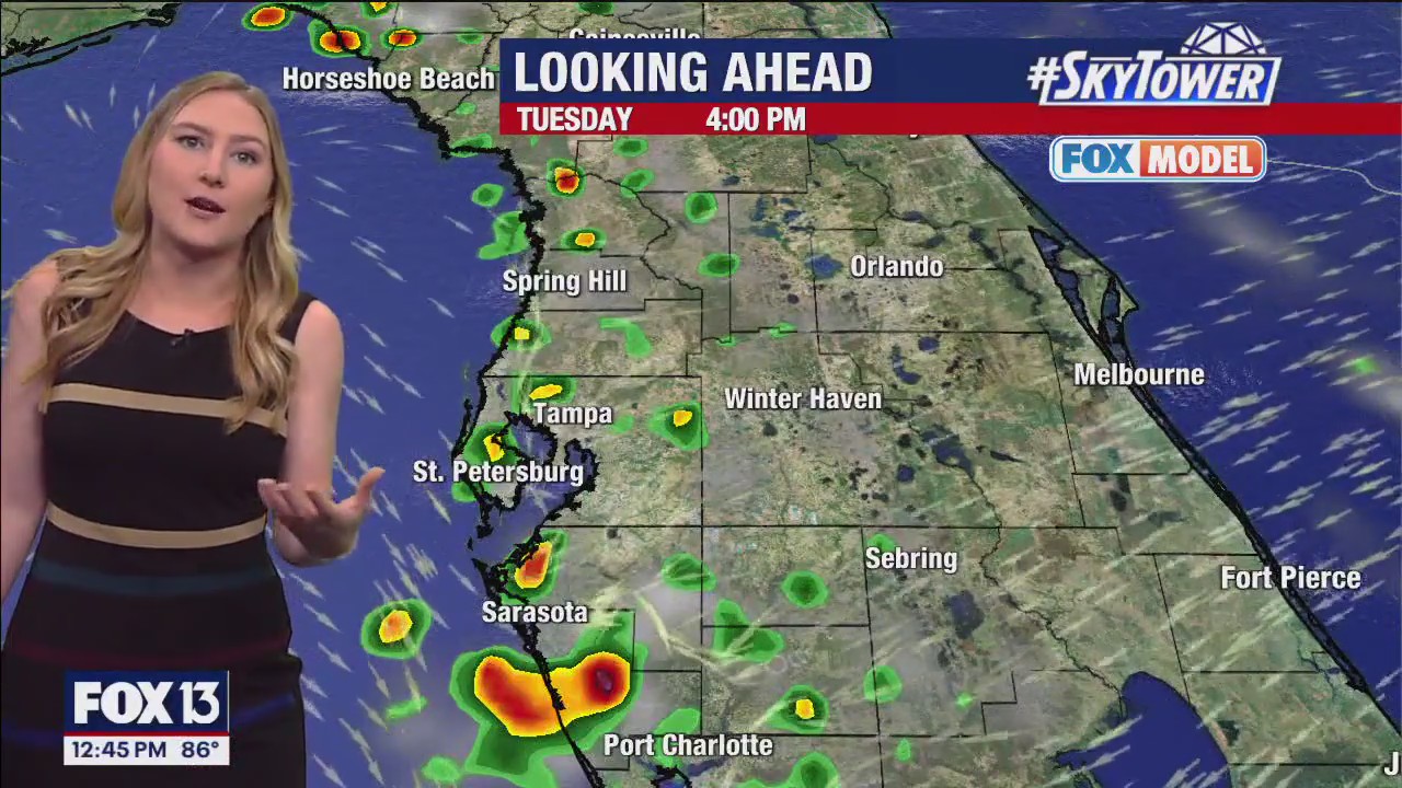 Tampa Weather | Warm temps, chance of rain