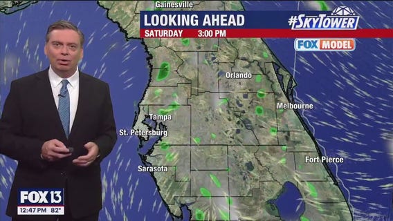 Tampa Weather | Chance of weekend showers