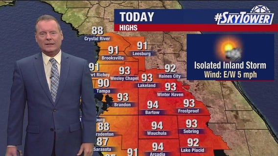 Tampa weather | Tuesday forecast