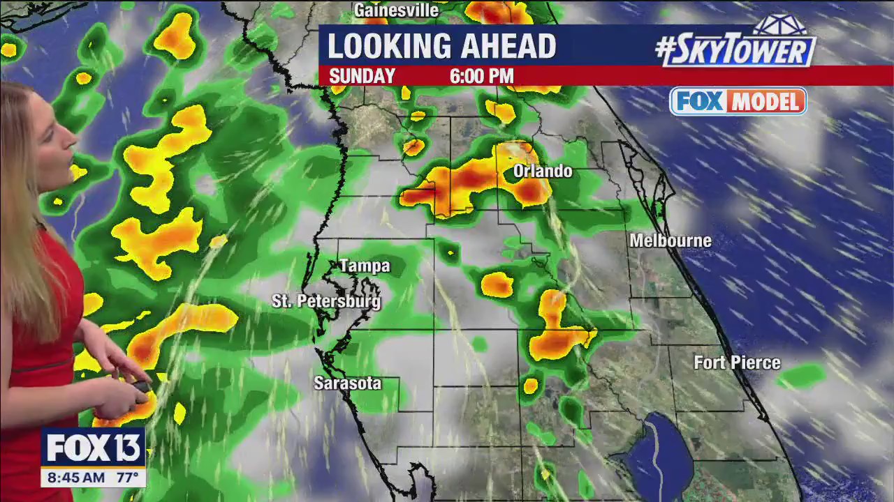 Tampa weather | Rain storms expected Sunday