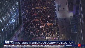 Hundreds march peacefully through downtown to call for a fair election count