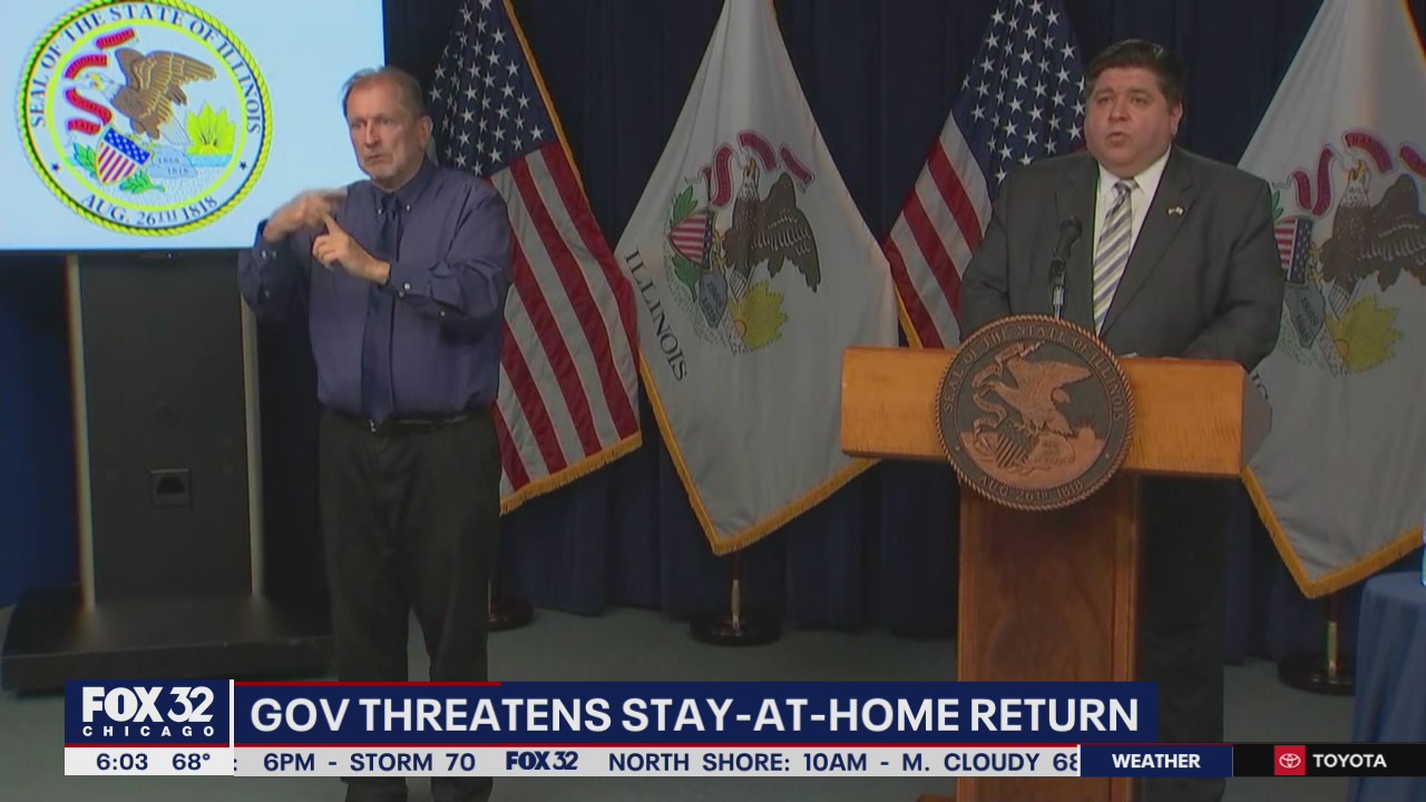 Gov. Pritzker not ruling out new stay-at-home order as coronavirus cases skyrocket