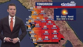 Tampa weather | Heat continue to climb on Monday