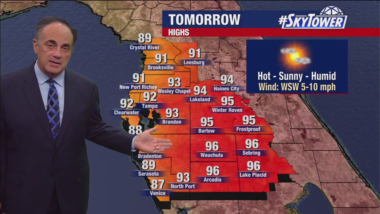 Tampa Weather | Some signs of rainy season next week
