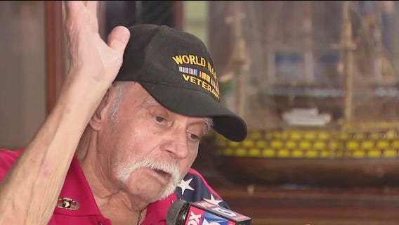 WWII veteran shares memories, love of America
