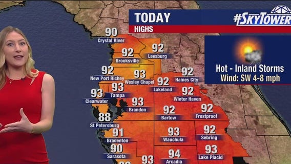 Tampa weather | Wednesday forecast