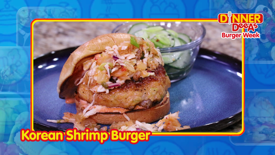 Dinner DeeAs: Korean Shrimp Burger