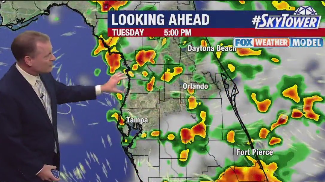 Tampa weather | Widespread rain for Tuesday