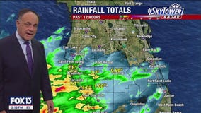 Tampa weather | Rain across the Tampa Bay area