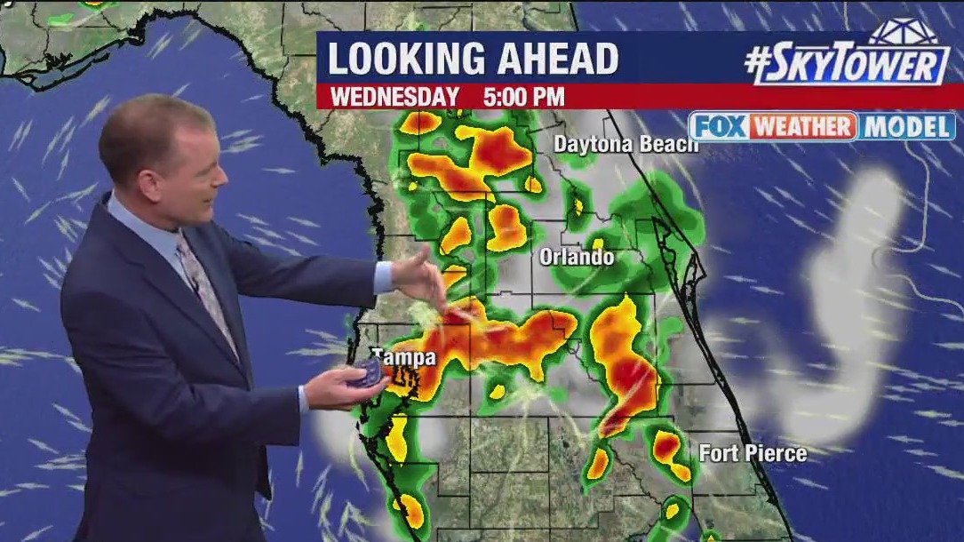 Tampa weather | Storms for Wednesday