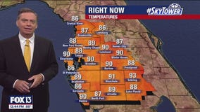 Tampa Weather | Hot temps, chances of rain