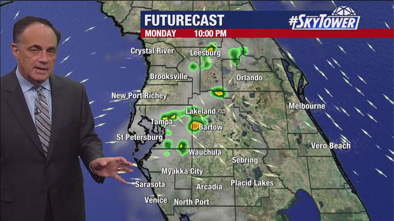 Tampa weather | Clear skies and hot on Monday