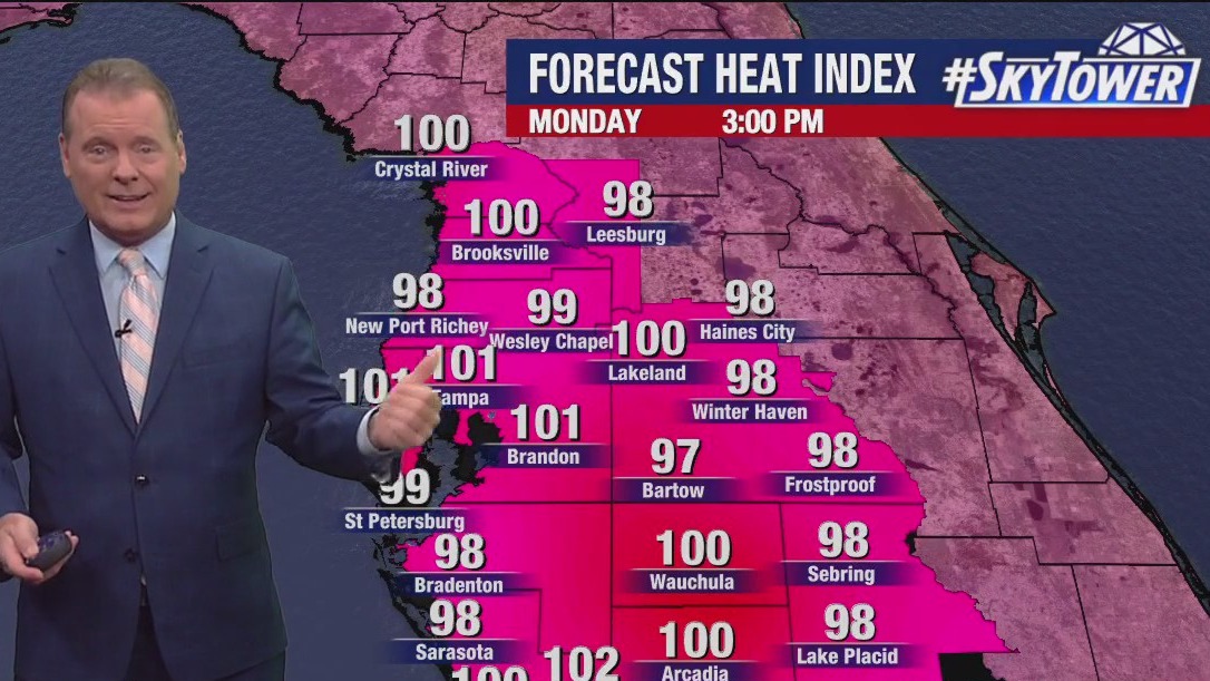 Tampa weather | Monday forecast