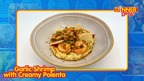 Dinner DeeAs: Garlic Shrimp with Creamy Polenta