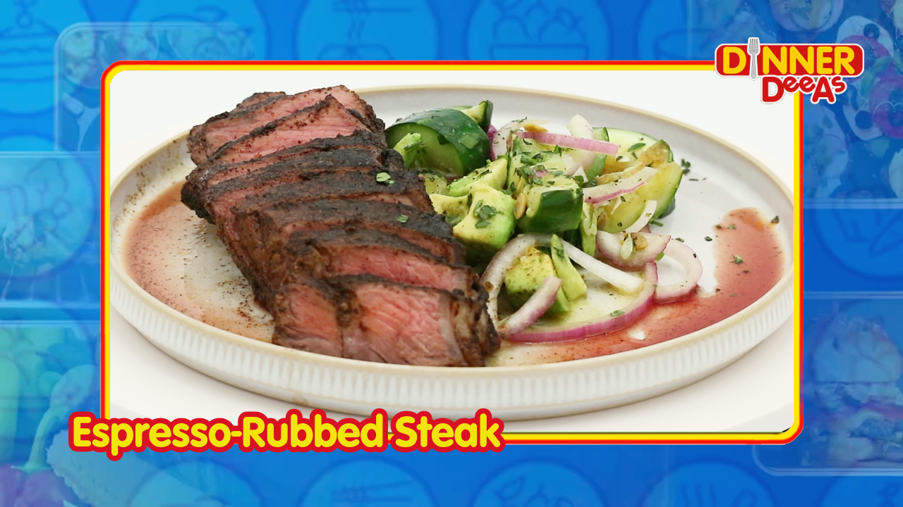 Dinner DeeAs: Espresso-Rubbed Steak