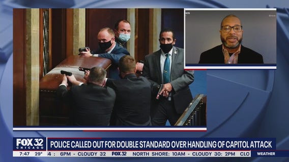 Police called out for double standard over handling of Capitol attack