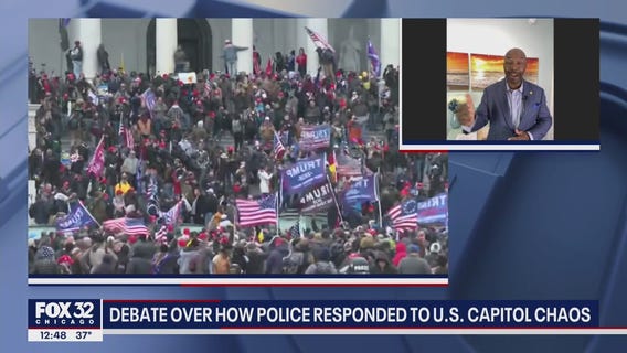 Debate arises over how police responded to chaos at the Capitol