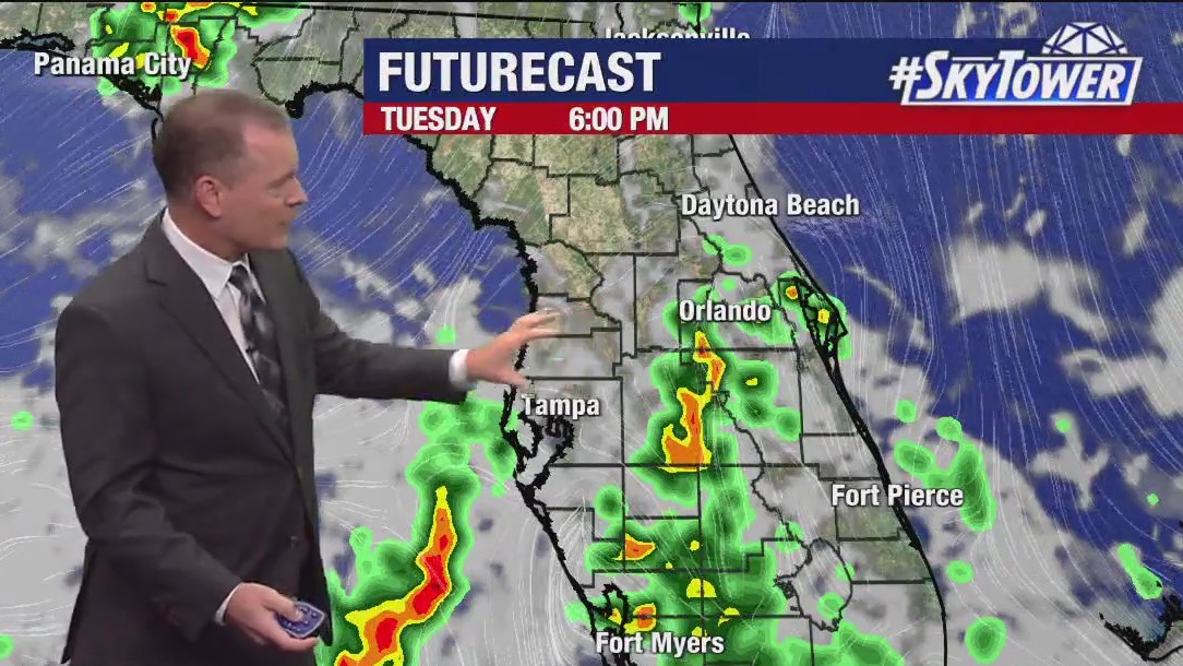 Tampa weather | More rain & storms for Tuesday