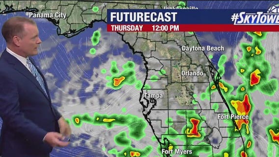 Tampa weather | Higher rain chances Thursday