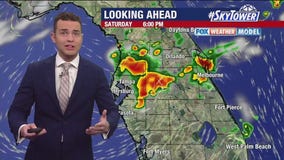 Tampa weather | Storms inland on Saturday night